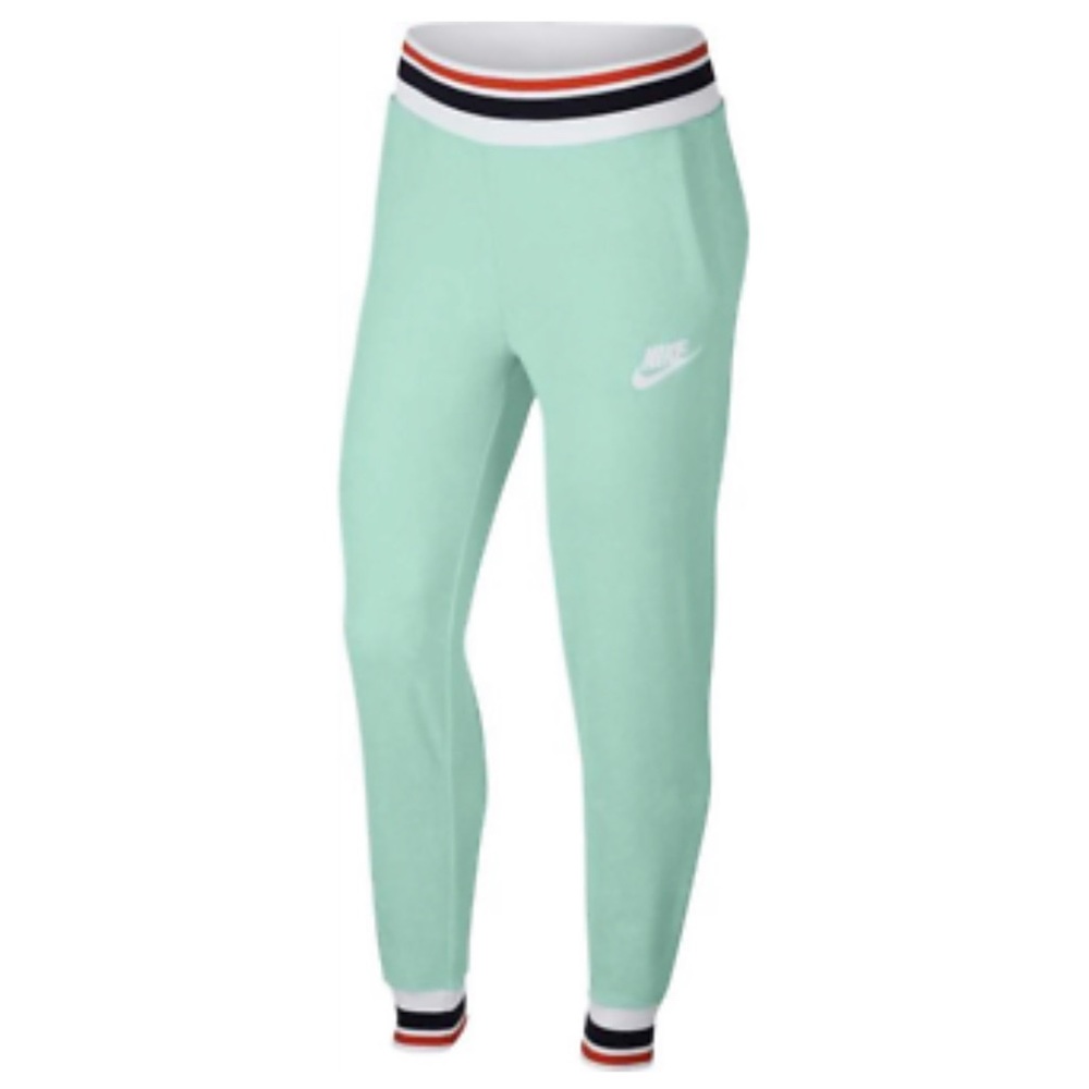 NIKE Archive Terry Cloth Joggers in Mint Green Size S Sweatpants Retro